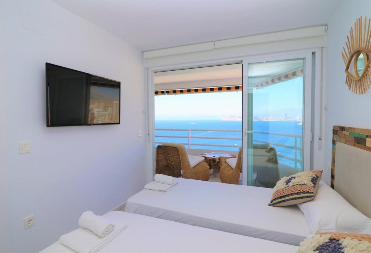 Luxurious 2-Bedroom Apt With Stunning Views, 1St Line On Levante Beach, Benidorm Extérieur photo